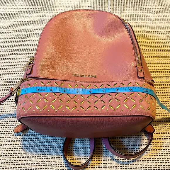 Michael Kors Pink Studded Backpack - Picture 7 of 8